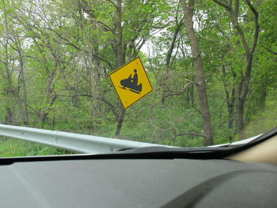 Auf dem Rückweg vom Buena Vista Park, wohl eher im Winter zu beachten 
