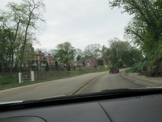 Bei der Durchfahrt von Galena