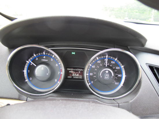 Ich bins wirklich gefahren, einmal hab ich kurz auf 90 mph erhöht 