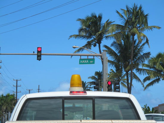 Das letzte Mal den Hana Highway gekreuzt