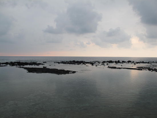 Sonnenuntergang mit viel Wolken