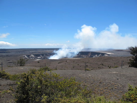 Nochmal Halema'uma'u vom Jaggar Museum aus