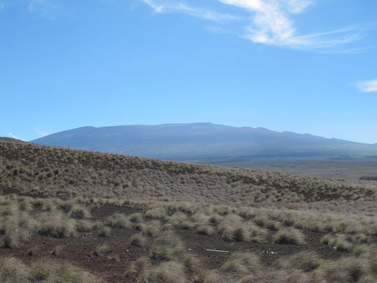 Mauna Kea am Start der Saddle Road bei Waimea