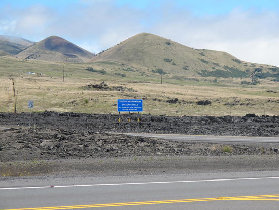 Da geht sie los, die Straße rauf