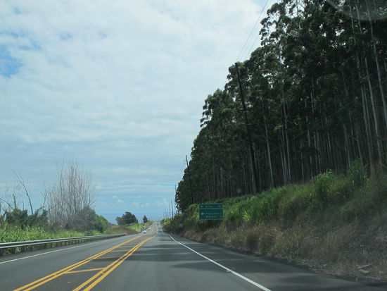 Links gehts nach Waipi'o