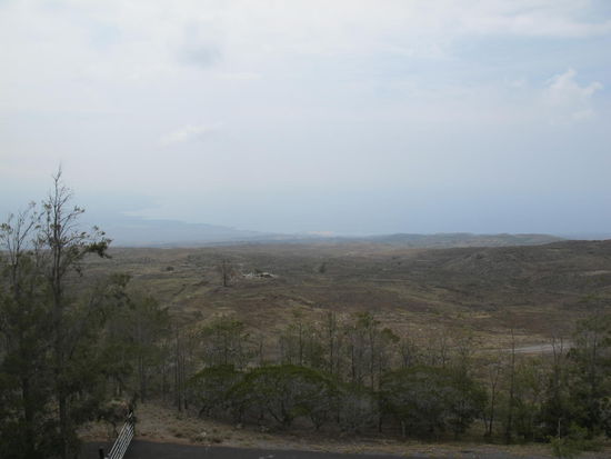 Sicht war net berauschend, aber ganz hinten is der Pazifik, glaubts mir