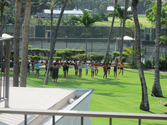 Tanztraining am Mittag