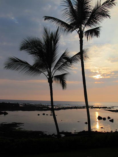 Nochmal der letzte beginnende Sonnenuntergang