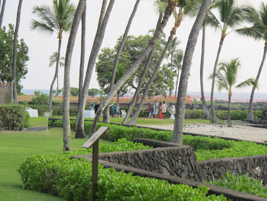 Die Zeremonie hat begonnen