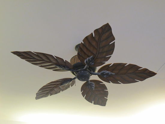 Letztes Foto im Hotel, mal ein schöner Deckenventilator