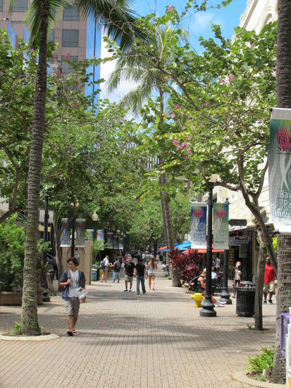 Fußgängerzone an der auch ne Uni lag