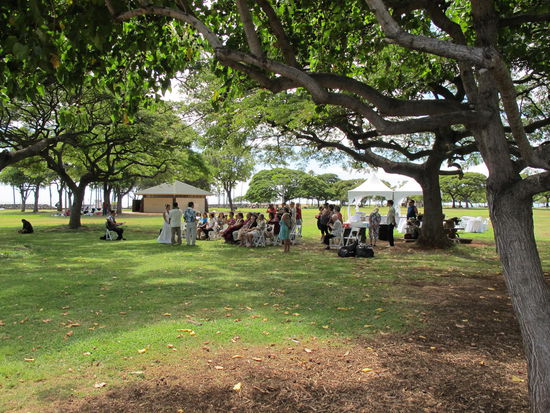 Hochzeit im Ala Moana Beach Park