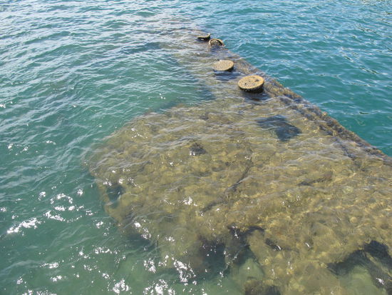 Noch ein Stück was aus dem Wasser schaut