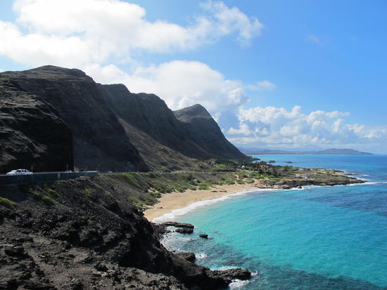 Am Makapu'u Point Parkplatz