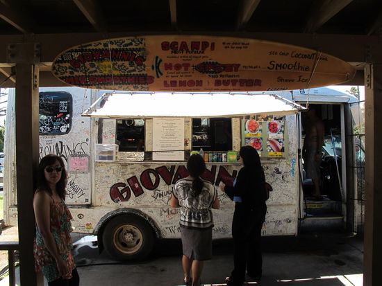 Der Shrimptruck (Kamekona's aus H 5-0 sieht besser aus  )