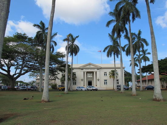 County Building, das schönste Gebäude, das ich in Lihue gesehen hab
