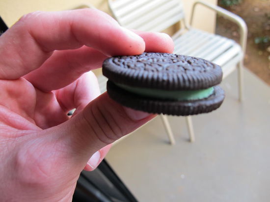 Oreos mit Minzfüllung, lecker 