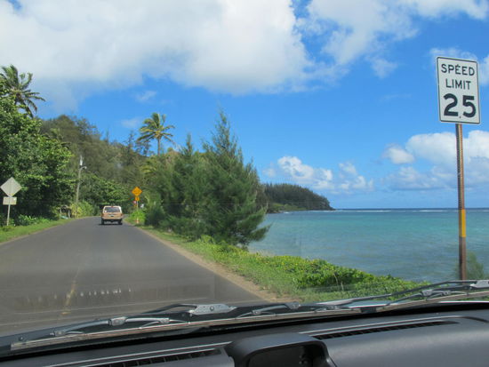Auf dem Weg zwischen Hanalei und Na'pali Coast State Park