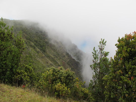 Schlechte Sicht auf die Na'pali Coast
