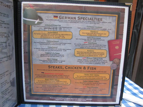 Die Karte im "Ausländer"