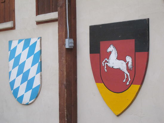 Im "Ausländer" Biergarten