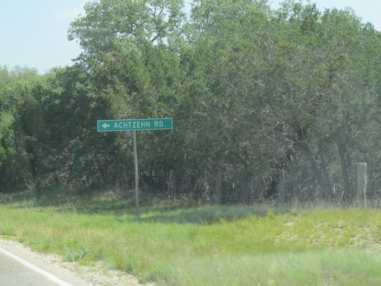 An einigen Straßennahmen sieht man die "deutsche" Gegend