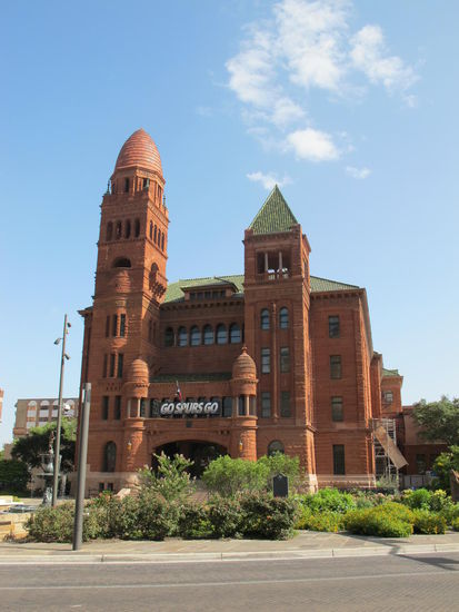 Das Courthouse, die Anfeuerung hat net genutzt