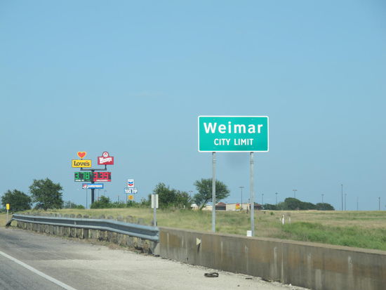 Ich fuhr zwar Richtung Osten, aber soweit dacht ich net, daß ich heut komm 