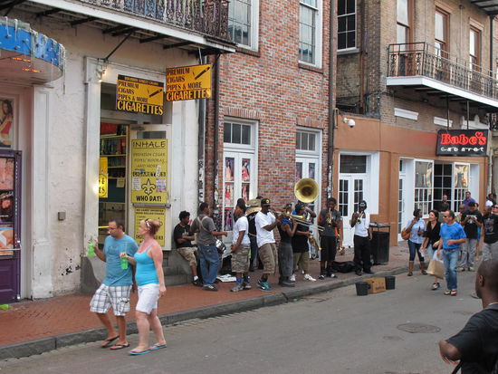 Musiker auf der Bourbon Street