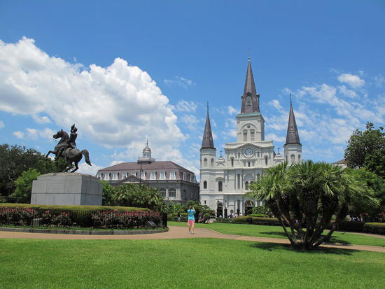 Andrew Jackson Statue im Jackson Square