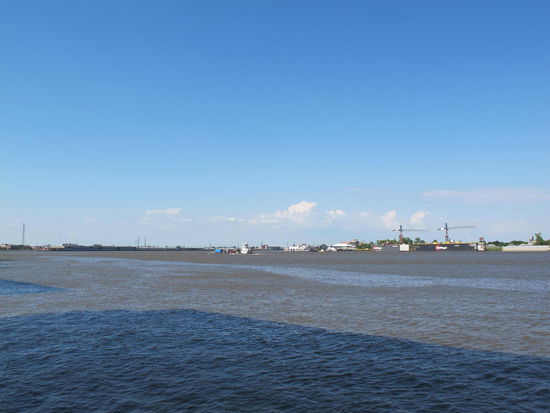 Einfach riesig der Mississippi