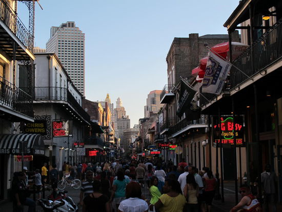Ein letzes Mal die Bourbon Street