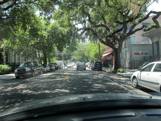 Netter Außenbezirk von New Orleans