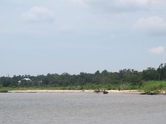Auf der Suche nach der Gulf Island National Seashore hab ich auch mal wieder den Golf von Mexiko gefunden 