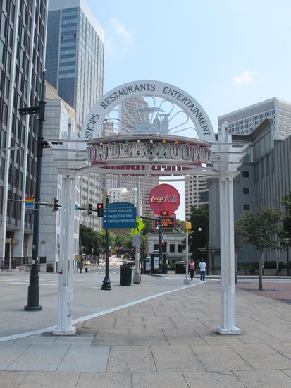 Die alte World of Coca Cola von Atlanta Underground