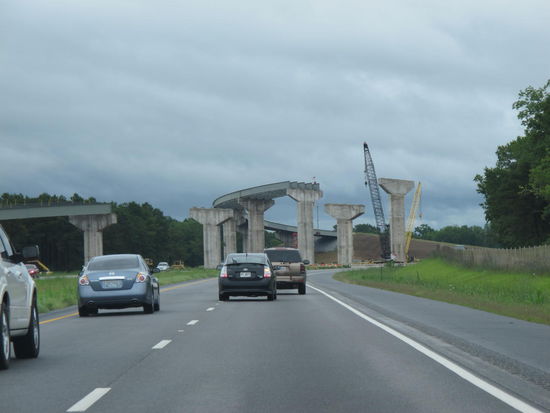 Baustelle bei Montgomery