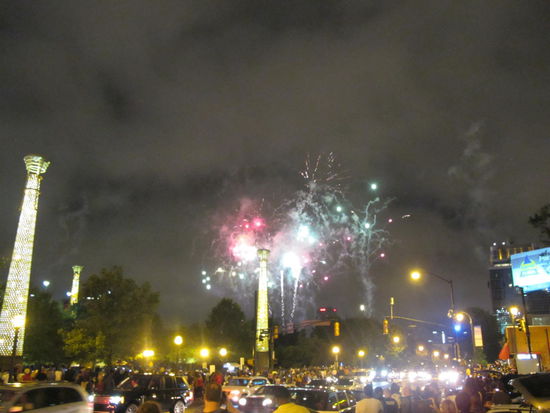 Independence Day Feuerwerk in Atlanta