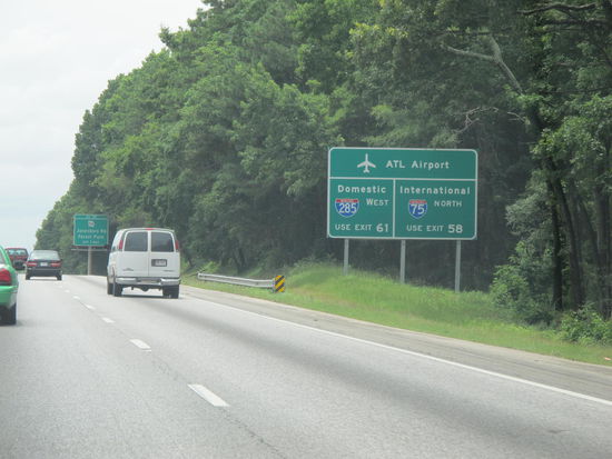 Bin auf die I75 abgebogen