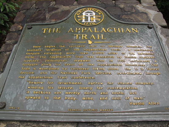 Start/Ende des Apalachian Trails