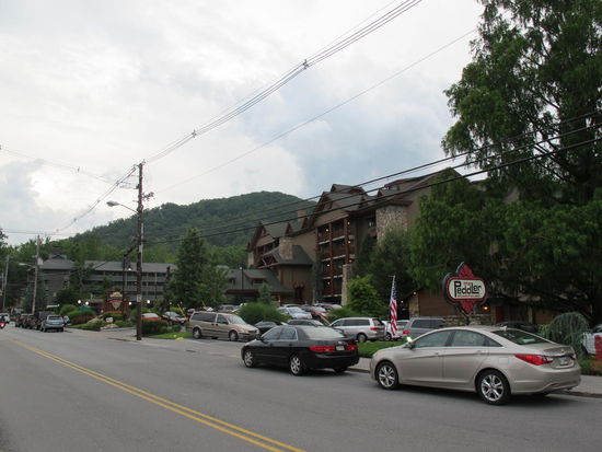 Hotels, Inns und Motels gibt's massig in dem Ort