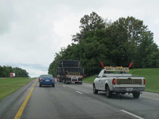 Das sind mal große Reifen 