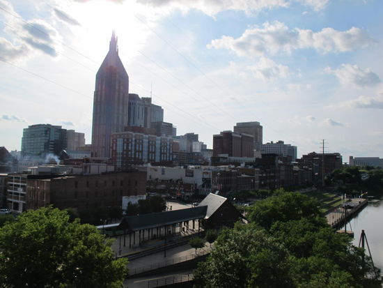 Downtown von der Brücke