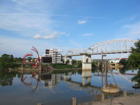 Die Fußgängerbrücke