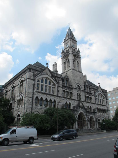 Dies ist keine Kirche, sondern das Customs House