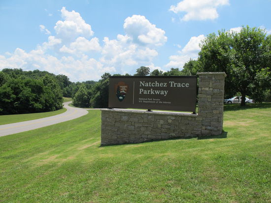 Auch der Parkway hat ein Startschild