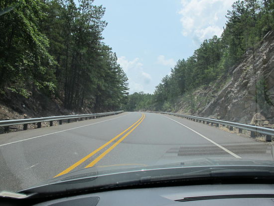 Das war auf dem normalen Highway