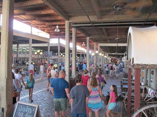 Stockyards Station der "belebte" Teil davon