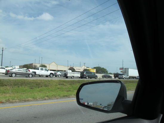 Der Stau bei meiner Ausfahrt