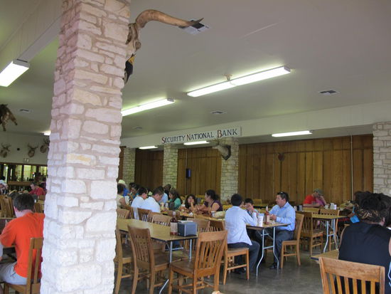 Einer der Essensräume