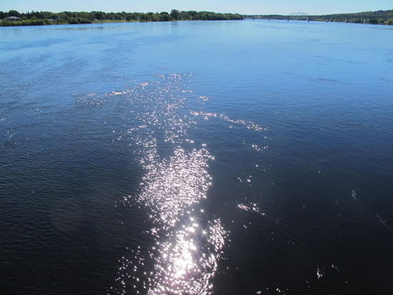 St. John River von der Brücke aus